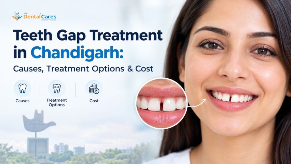 Teeth Gap Treatment in Chandigarh: Causes, Treatment Options & Cost